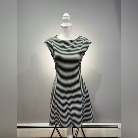 CLEARANCE! GAP Striped A-Line Dress Size 2 GUC - Picture 1 of 5
